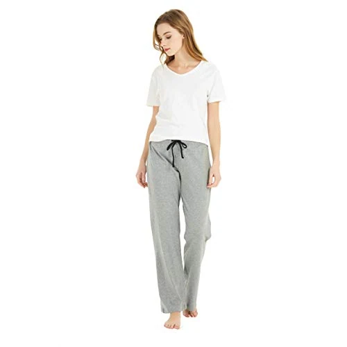 Women's Cotton Robe, Grey, Light Grey Melange